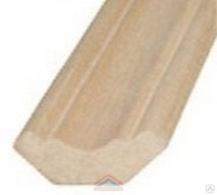 Плинтус липа (сорт А) гладкий цельный 55 мм 2,1 м 