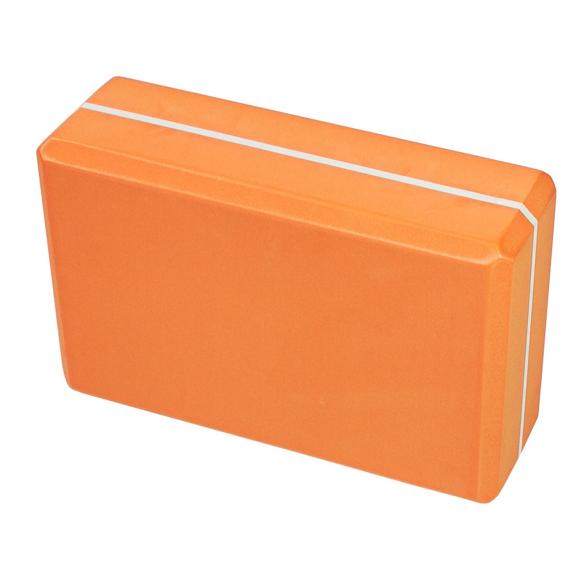 Йога блок полумягкий (оранжевый) 223х150х76мм., из вспененного ЭВА E39131-16 ST