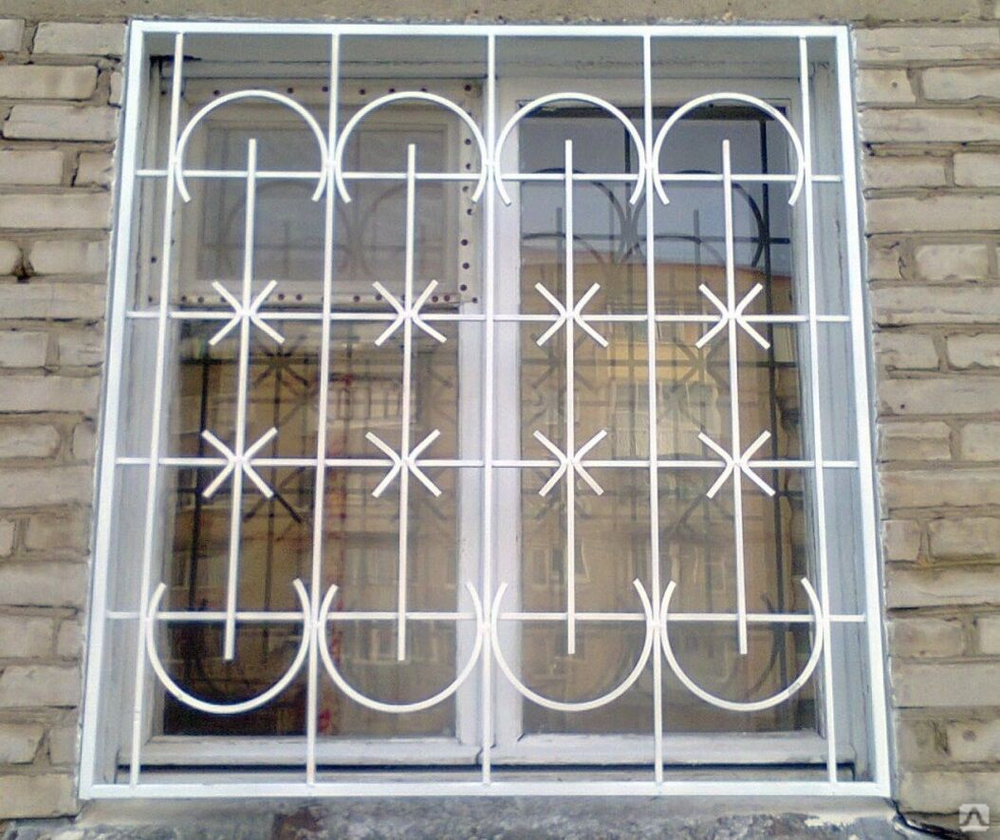 Решетка на окна из металла фото
