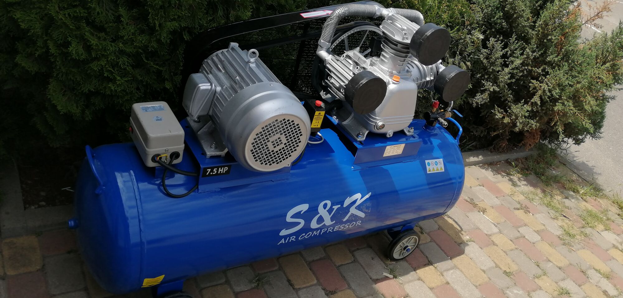 Компрессор воздушный S&K 1200 л/мин 7,5 кВт 300л 2