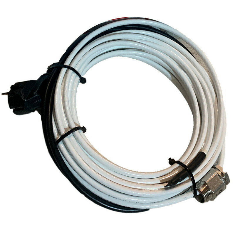 Греющий кабель для труб 1 м, 10 Вт/м, 10 Вт