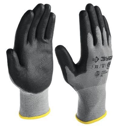 Перчатки с полиуретановым покрытием размер XL, для точных работ, ЗУБР 11275-XL_z01