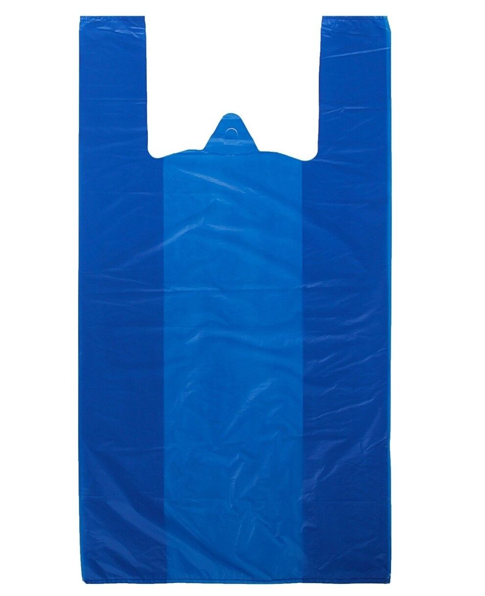 Пакет-майка 37х70 см 13 мкм синяя И/10