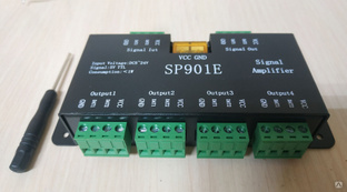 Усилитель сигнала SPI SP901E 5-24 V для адресных умных диодов #1