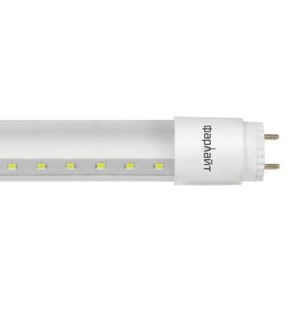 Лампа светодиодная Т8 18 Вт 6500 К 1200 мм G13 прозрачная Фарлайт