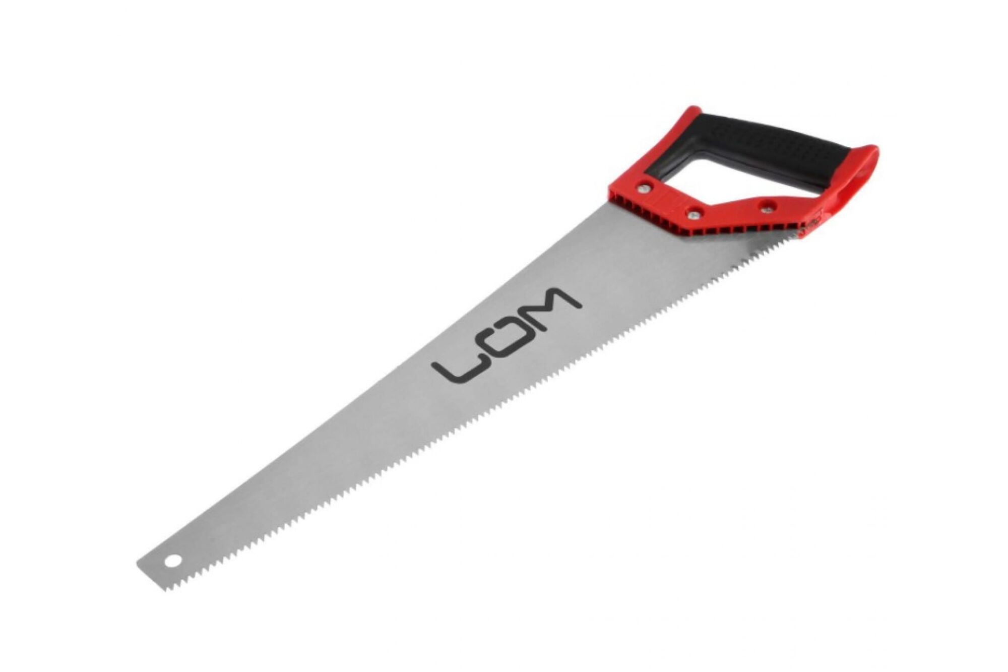 Ножовка по дереву LOM обрезиненная рукоятка, 7-8 TPI, 450 мм 3581502
