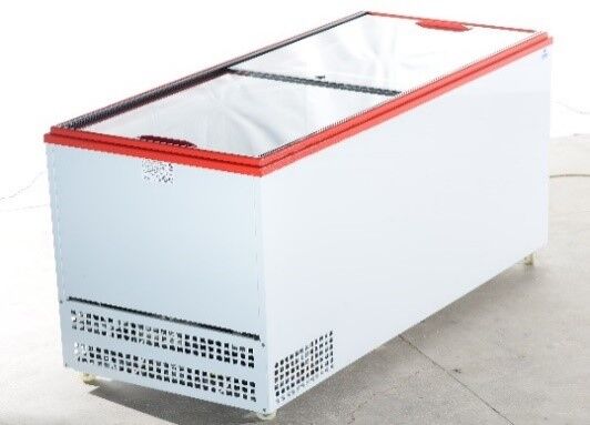 Морозильный ларь Ангара 500СТ (стекло) 5 корзины Эл.блок 0± С 500 л