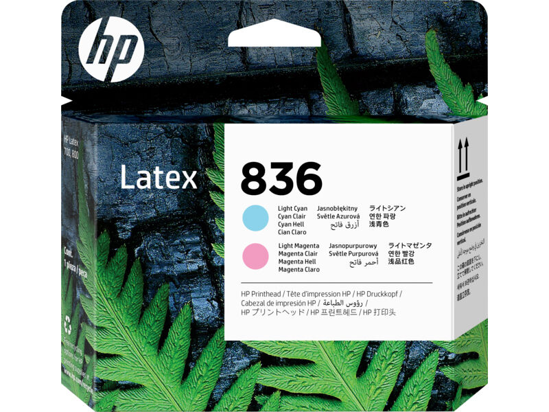 HP Печатающая головка 836 Light Cyan/Light Magenta Latex Printhead (4UV97A)