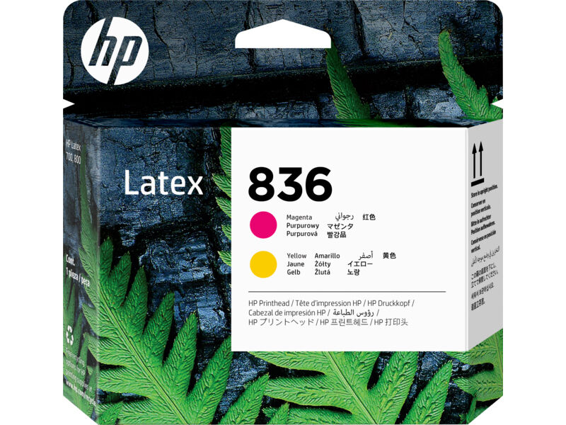 HP Печатающая головка 836 Magenta/Yellow Latex Printhead (4UV96A)