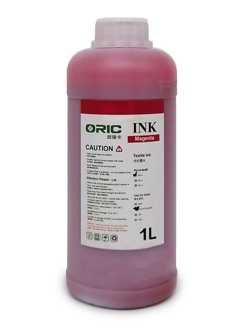 Oric Бутыль с текстильными чернилами TG-1M для DTF печати, Magenta (Пурпурный), 1л