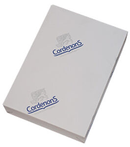 Бумага Cordenons Icelaser 300 г/м2, 320x450 мм, белая, тиснение лен
