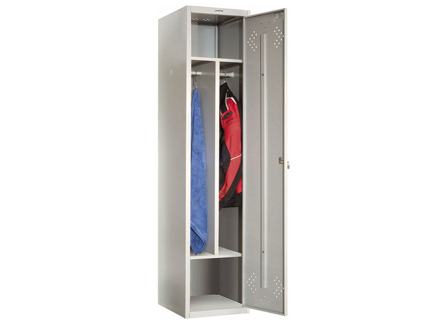 Металлический шкаф для одежды Практик LE (LS) 11-40D