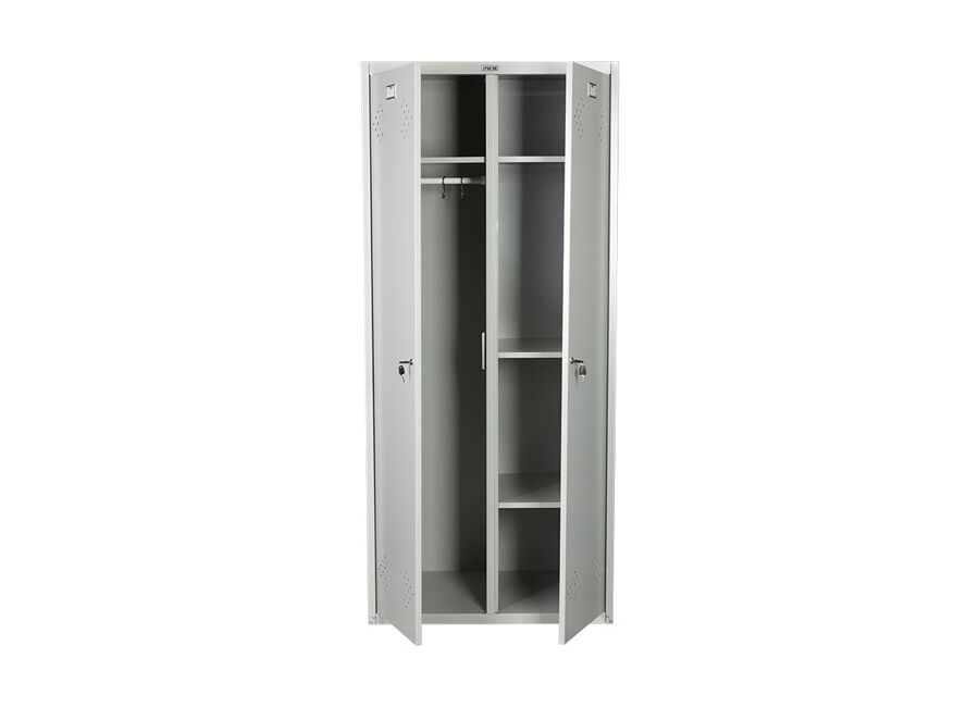 Металлический шкаф для одежды Практик LS(LE)-21-80 U