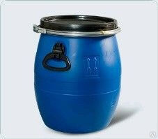 Бочка-барабан пластиковая 48 л синяя