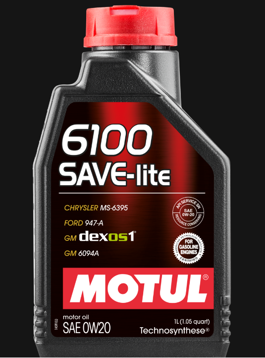 Моторное масло Motul 6100 Save-lite 0w20, 108002 SN/CF, 1л