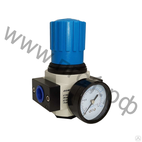 Регулятор давления (клапан редукционный) LR-D-MINI-06 G1/8" (0,5-12бар)