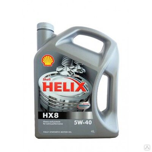 Масло моторное Shell Helix HX8 Sun 5w-40 4 л Артикул 550051529 