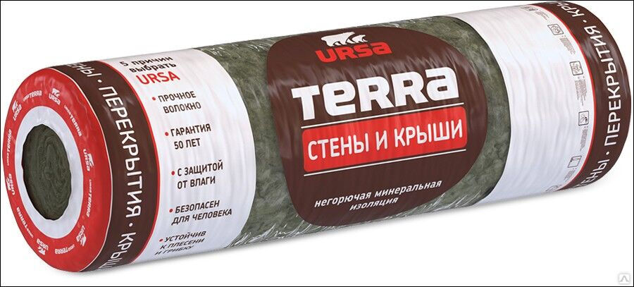 Утеплитель ursa terra 37 pn плотность