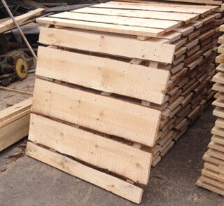 Деревянный настил (щит) для строительных лесов 1х1 м