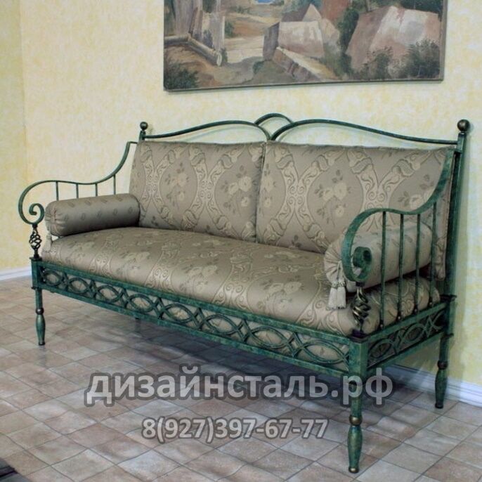 Кованый диван 3