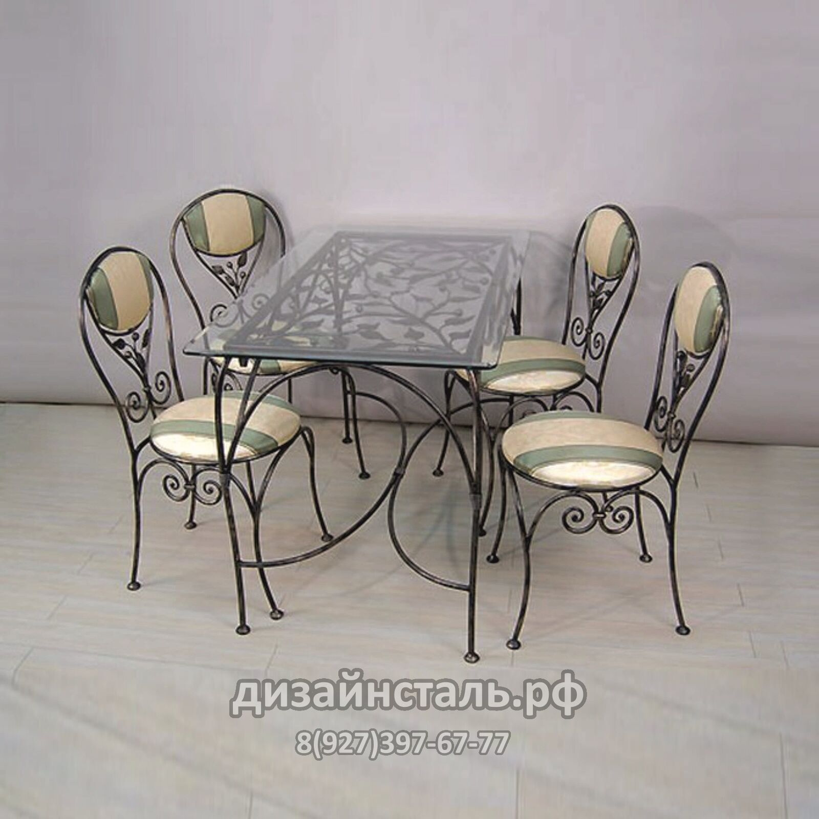 Кухоный стол и стулья Элна