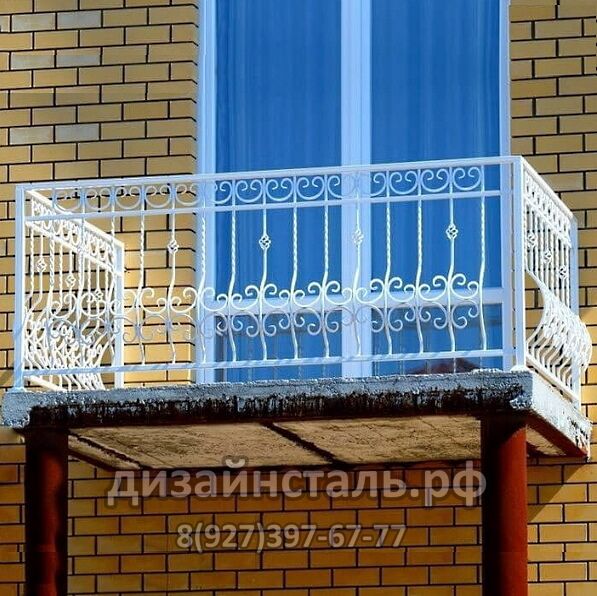 Кованый балкон Рарити