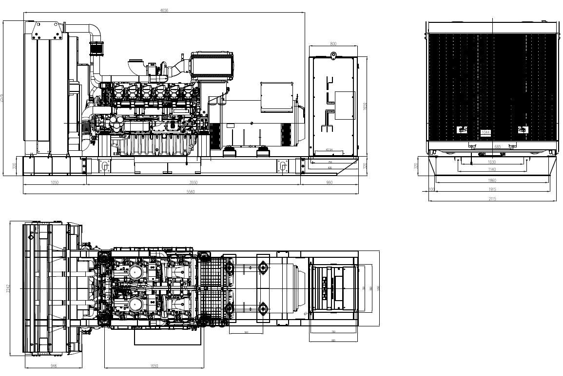Дизельный генератор ТСС АД-1200С-Т400-1РМ9 2