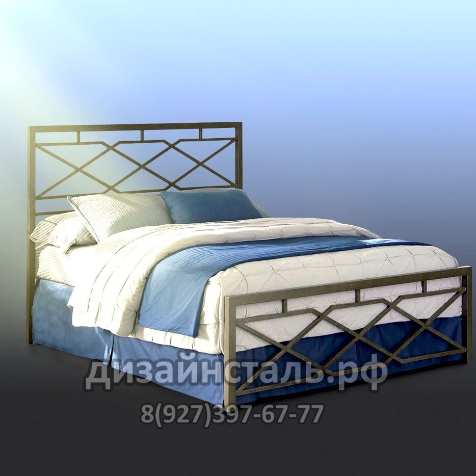 Кровать в стиле лофт 43