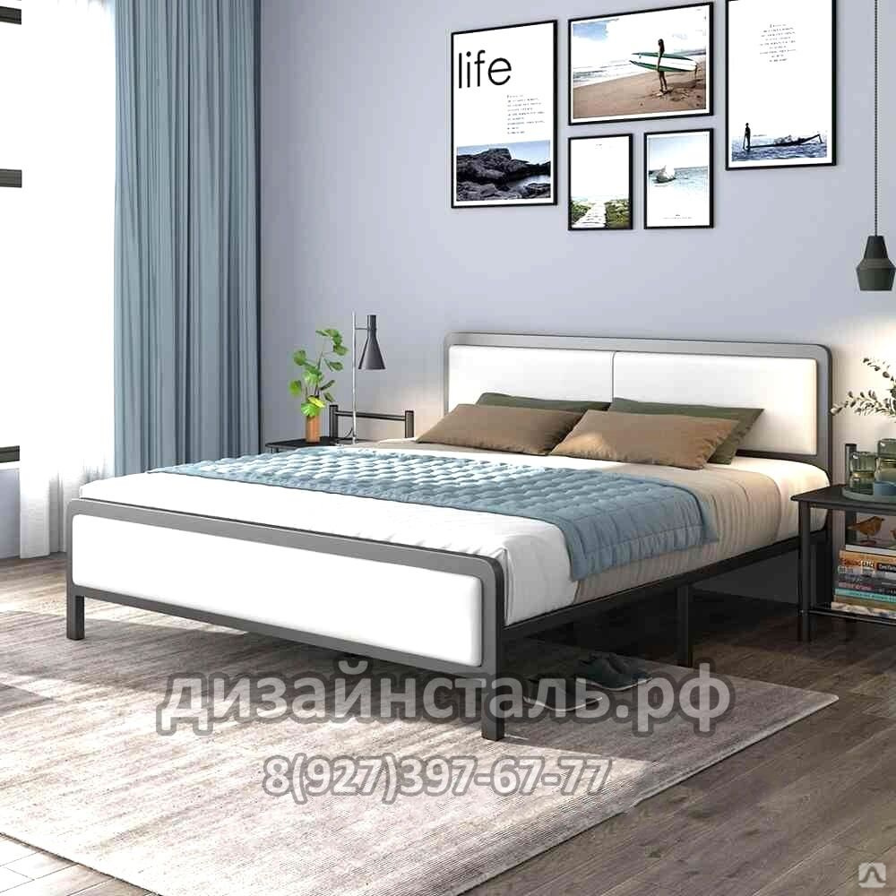 кровати металлические двуспальные для спальни