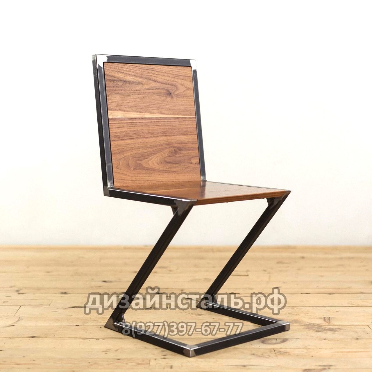 стулья лофт из металла и дерева