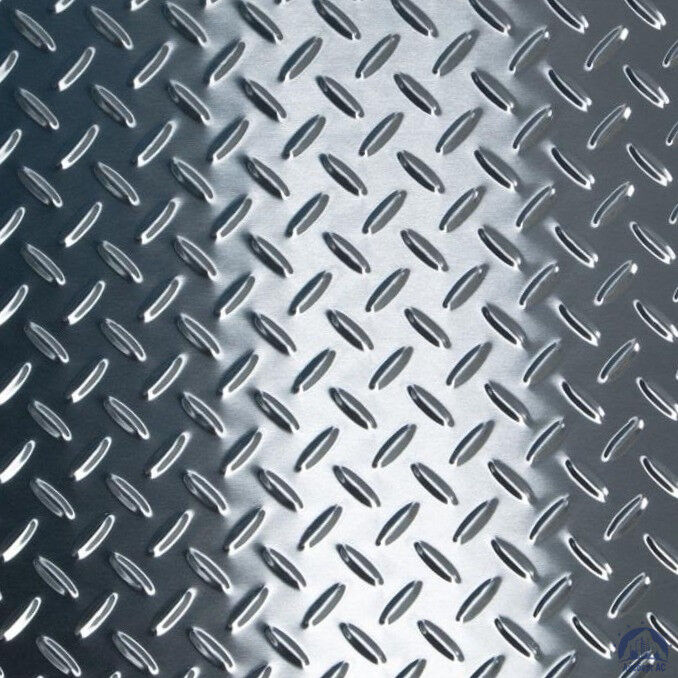Рифлёный алюминиевый лист Чечевица 1,5х1200х3000 мм АМГ2НР