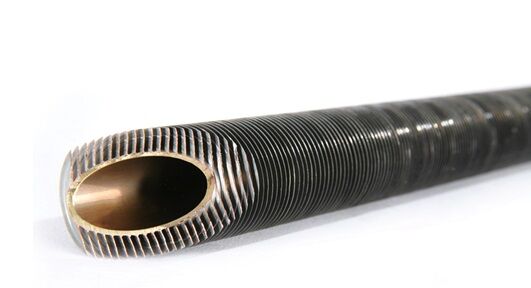 Биметаллическая оребренная труба 8х1 мм