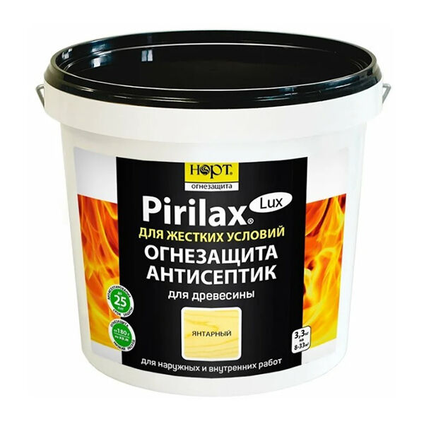 Биопирен Pirilax-Lux для древесины 3,3 кг