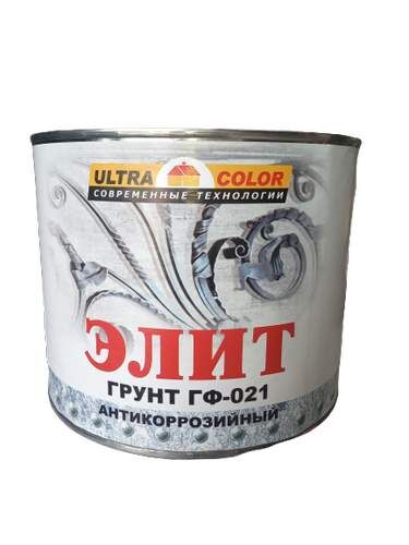 Краска ГРУНТ ГФ021 -ЭЛИТ- светло-серый 1.8 кг