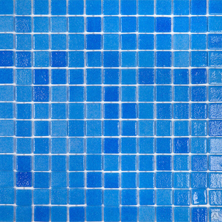 Мозаика NIEBLA AZUL стеклянная Togama Imagine Lab NIAZ25Y синяя бассейновая синяя #1