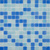 Мозаика CARIBE POLIU стеклянная Togama Imagine Lab CARI25Y голубая бассейновая #1