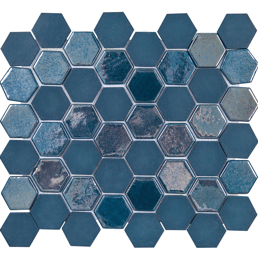 Мозаика Blue 6 стеклянная Togama Imagine Lab Sx- BLUY60F голубая