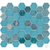 Мозаика TURQUOISE 6 стеклянная Togama Imagine Lab Sx- TURY60F голубая #1