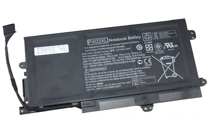 Аккумулятор для HP 14-k (11.25V 50Wh) ORG p/n: 714762-421 715050-001 HSTNN-LB4P PX03XL
