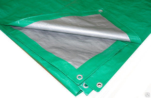 Тент «Тарпаулин», 20м х 20м, 120 г/м2, зелёный 