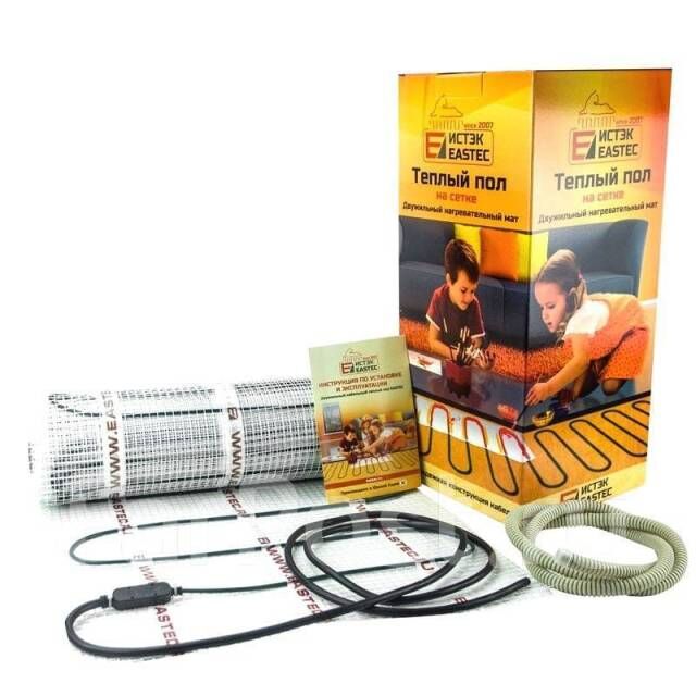 Теплый пол "EASTEC ECC" кабель (1600 Вт) 80 м 10,0-12 м2