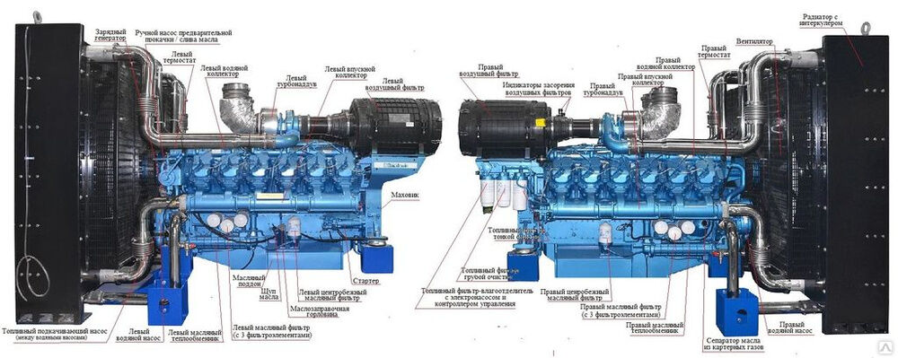Двигатель Baudouin 12M26G1000/5 #2