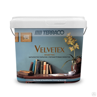 Покрытие декоративное бархатное с перламутровым блеском Velvetex TERRACO VB-280, 1 кг 