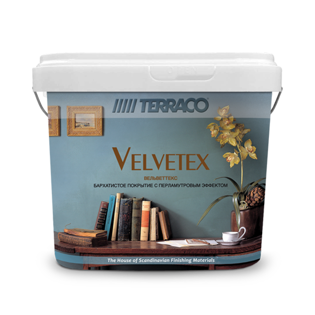 Покрытие декоративное бархатное с перламутровым блеском Velvetex TERRACO VB-280, 1 кг