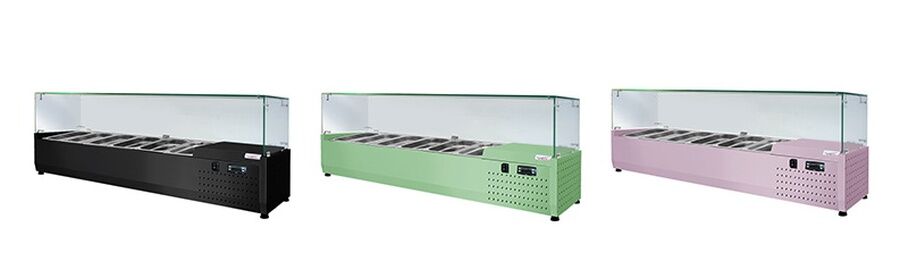 Настольная холодильная витрина ToppingBox НХВсп-4,5 (с прямоугольным стеклом)