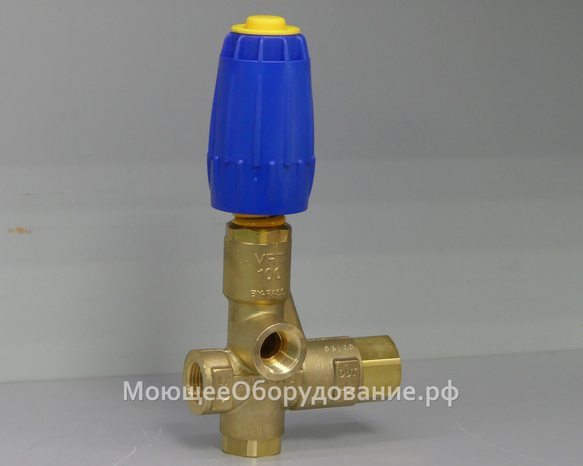 Регулятор давления для водяной помпы VRT 100 ByPass (190бар, 100л/мин)