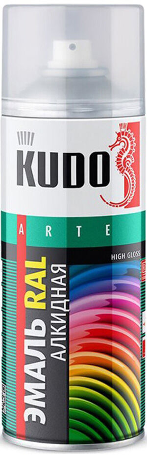 КУДО KU-08017 эмаль аэрозольная RAL8017 шоколадно-коричневый (0,52л) / KUDO