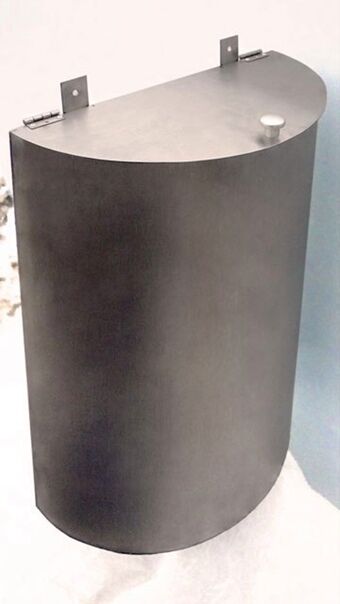 Бак для воды Амет 50л 1с2566 с крышкой и краном (нержавеющая сталь)