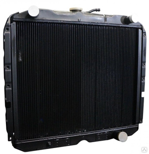 Радиатор охлаждения УРАЛ 4320 с дв. КАМАЗ 740.10 4-х рядный 4320-1301010-01 ШААЗ #1