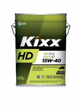 Моторное масло Kixx HD CI-4/E7 15W-40 20л.